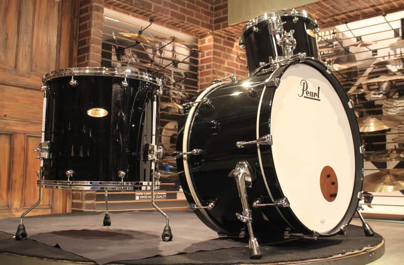 Pearl Reference One 3pcs Piano Black Drum Set (13-18-24) - New! image 1
