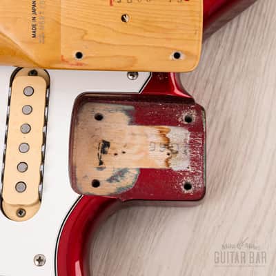 1986 Fender Jaguar '62 Vintage Reissue JG66-75 Candy Apple Red First-Year, Japan MIJ Fujigen image 18