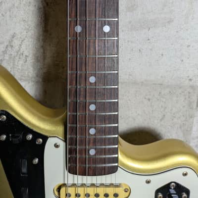 Fender Jaguar JG66-RC 1994 Shoreline Gold Matching Headstock MIJ Japan image 5