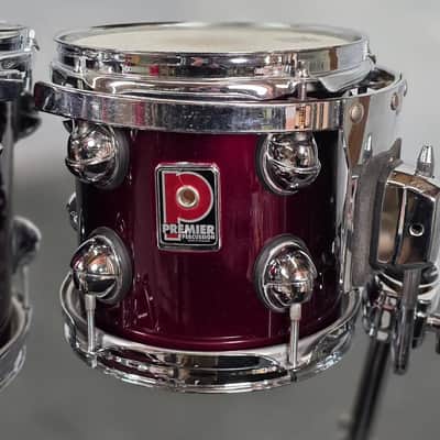 Used Premier Genista 7pc Drum Set - Very Good image 2