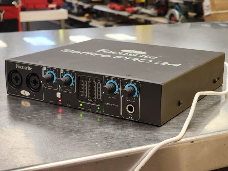 Focusrite Saffire Pro 24 Firewire Audio Interface 2000s - Black image 1