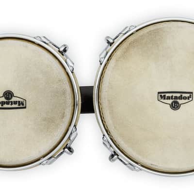 Immagine Latin Percussion LP Matador Traditional 7 1/4 - 8 5/8" Bongo Oak Dark Brown (M201) - 7