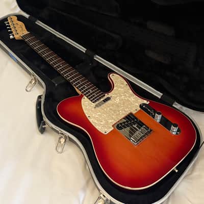 Vintage 2005 Fender American Deluxe Telecaster Rosewood Fretboard - Cherry Sunburst - Free Pro Setup image 20