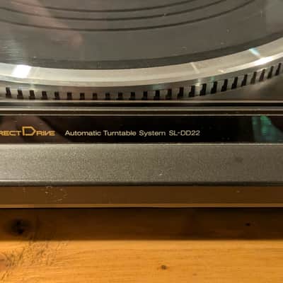 Technics SL-DD22 Vintage Direct-Drive Turntable (1980s, Made in Japan) - w' Audio-Technica Cartridge (Tested & Operational) image 4