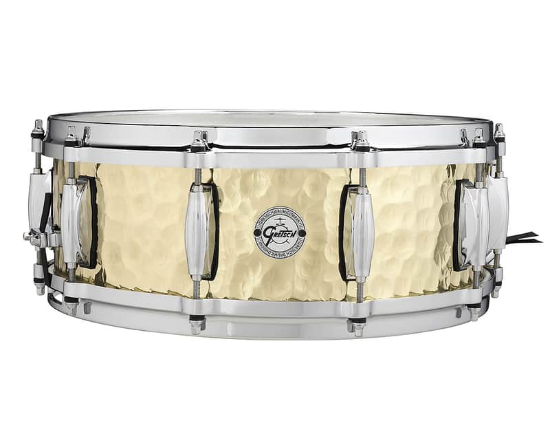Gretsch Drums 5x14" Hammered Brass Snare Drum image 1
