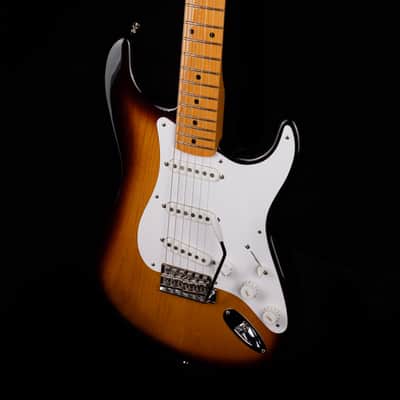 Fender 70th Anniversary American Vintage II 1954 Stratocaster 2-Color Sunburst With Case - Demo - Serial # FENV700194 image 3