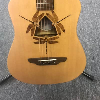 Luna SAF-DF-NAT Safari Dragonfly 3/4-Size Travel Guitar Natural image 2