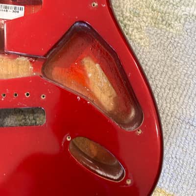 Fender American Vintage '57 Stratocaster Body 2007 Candy Apple Red image 4