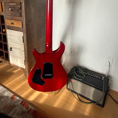 PRS SE Custom 24-08 Quilt 2025 - Present - Charcoal Cherry Burst image 2