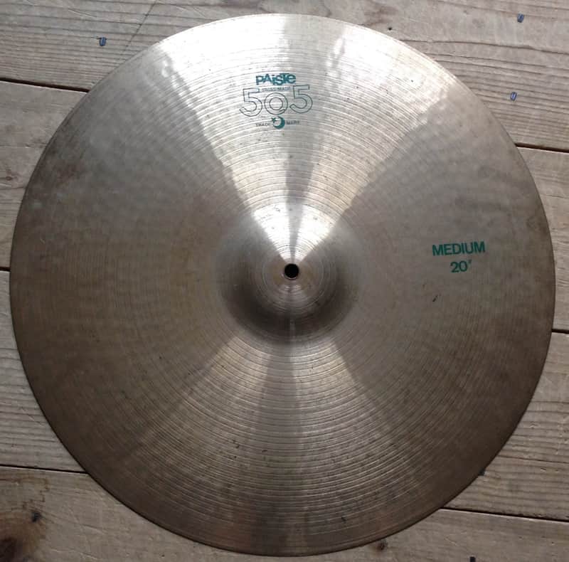 Paiste 20" 505 "Green Label" Medium Cymbal image 1