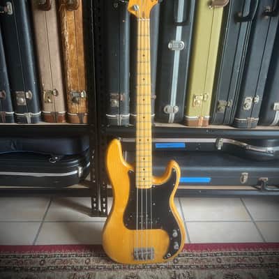 1977 Fender Precision Bass with Maple Fretboard - Natural Finish image 1