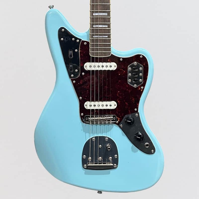 Fender Squier Classic Vibe '70s Jaguar FSR Limited-Edition Electric Guitar - Daphne Blue image 1