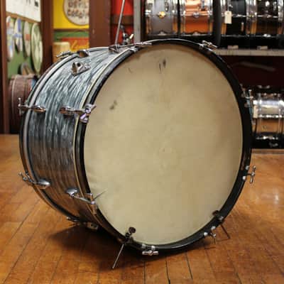 1950s Gretsch Broadkaster Outfit in Midnight Blue Pearl 14x22 9x13 16x16 image 2
