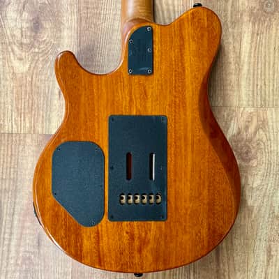 Ernie Ball Music Man BFR Axis Super Sport 2018 Buckeye Burl image 13