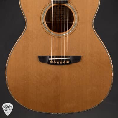 Goodall Grand Concert - Western Red Cedar/Koa image 3