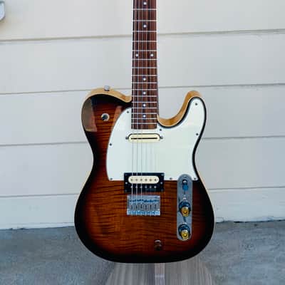 MICHAEL KELLY HYBRID TELE STYLE ELECTRIC GUITAR W/FISHMAN PIEZO PICKUP W/ BAG image 2