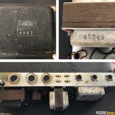 1959-1960 Fender Bassman 5F6-A Amplifier Super Clean Original Tweed! image 11