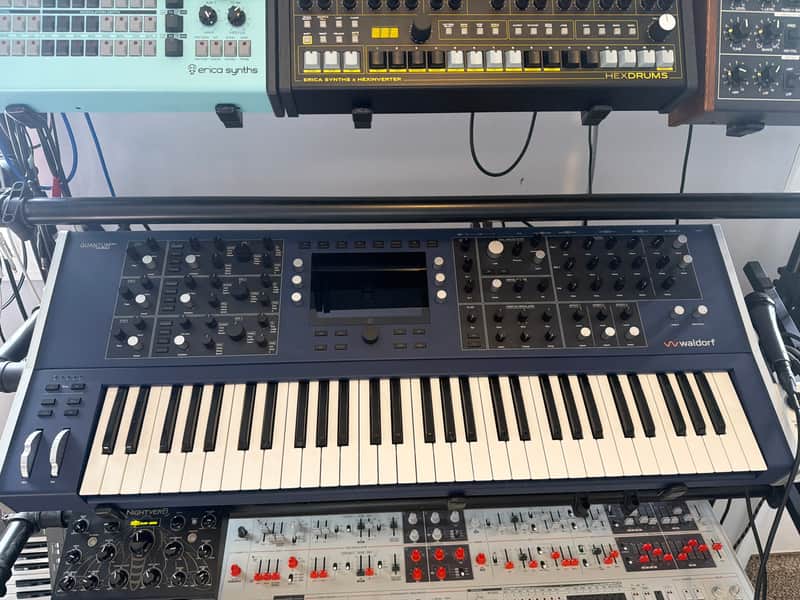 Waldorf Quantum MK2 61-Key Hybrid Synthesizer 2023 - Present - Blue image 1