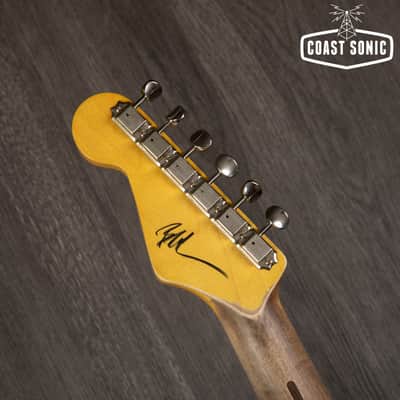 Mint Nash Guitars S-57 desert sand, light relic, hard case image 14