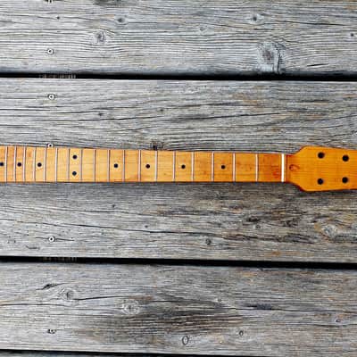Telecaster snakehead Hals, geröstetes Ahorn Bild 2