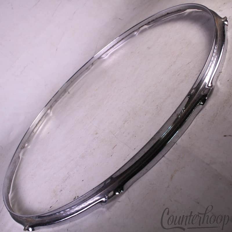 Ludwig 22"Concert Bass Drum Batter/Resonant Rim/Hoop Triple-Flange Steel Vintage image 1
