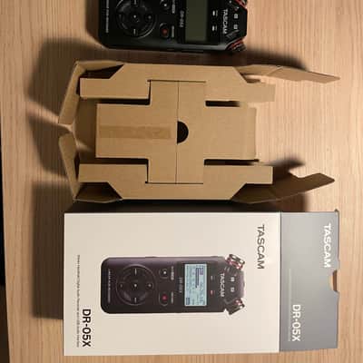 TASCAM DR-05X Portable Digital Recorder 2019 - Present - Black image 1