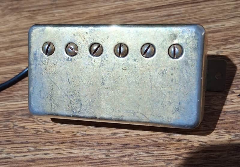 Maxon Greco Humbucker Guitar Pickup 7.87k ohms 70s - Gold image 1