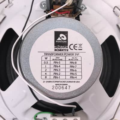 Penton RCS8XT72 Coaxial, 8" Cone Ceiling Speaker image 6