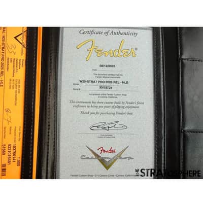 Fender Custom Shop Strat Pro 2025 Neck image 17