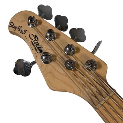 Sterling StingRay 5 SUB Series Left-Handed 5-String Bass Guitar - Sunburst image 9