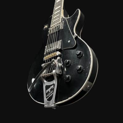 Maybach Lester 57 Custom Electric Guitar With Bigsby in Black Velvet image 4