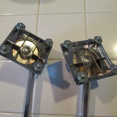 Tama (2) Vintage Granstar Bass Drum Legs/Spurs W/Hardware, 1980s Japan Mint! image 6