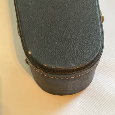 1980's Kramer USA Violin Teardrop Black Tolex Hardshell Electric Guitar Case image 4