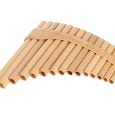 HORA Alto Pan Flute - 15 Pipes - Maple Wood - Handmade in Romania image 2