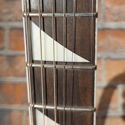 Jackson JS Series JS32Q DKA Dinky Archtop Amaranth Fretboard Transparent Blue image 4