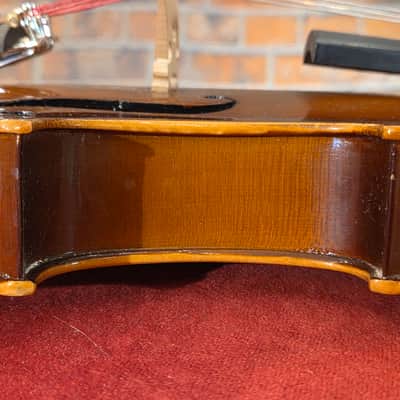 Vintage 1970s MIJ Kiso Suzuki Copy of Antonius Stradivarius 3/4 Violin Natural w/ OHSC & Bow image 14