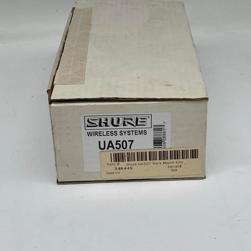 SHURE UA507 Dual Rack Mount For SCM262, 268 ULXS4, ULXP4, P2T, P4M P4T, DFR11EQ5 image 1