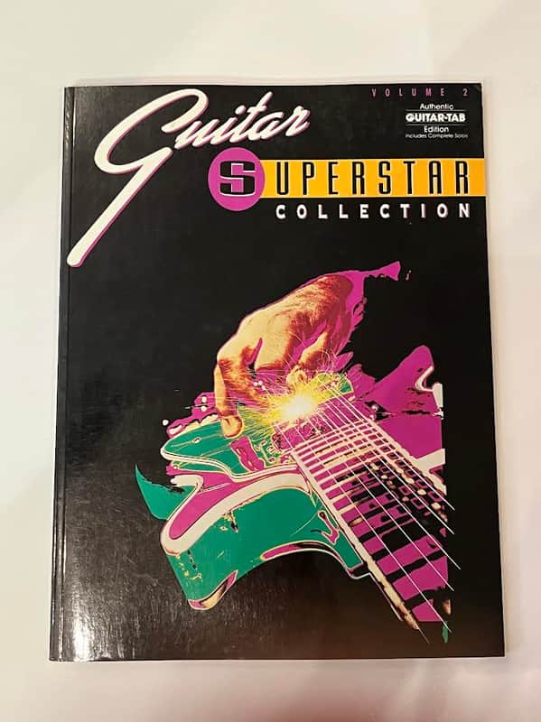 Guitar Superstar Collection Volume 2 Authentic Guitar Tab Book image 1