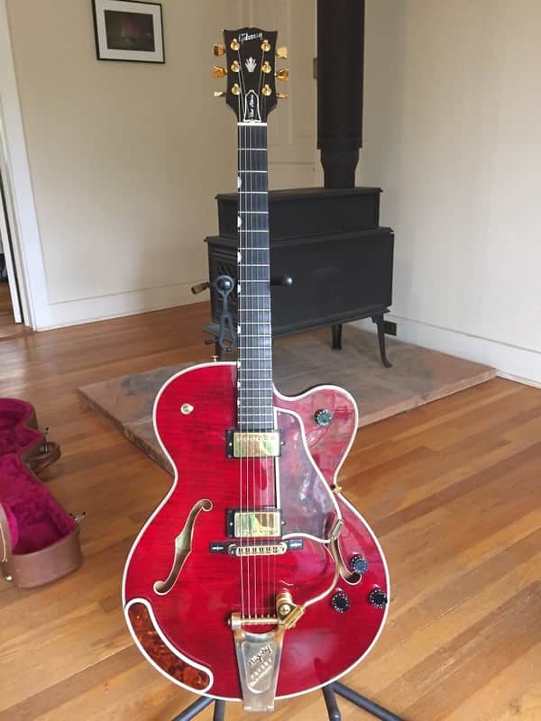 Gibson Country Gentleman  2001 Wine Red Finish image 1