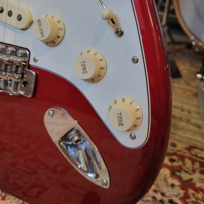 Modified Fender Jimmy Vaughn Stratocaster W/ Classic Vibe MX Neck - Candy Apple Red Incl HSC (C016-12) image 10