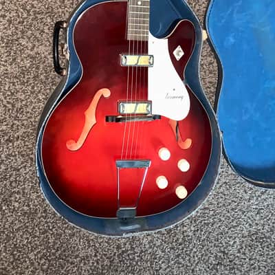 Vintage Harmony Rocket hollow body electric guitar made in usa image 15