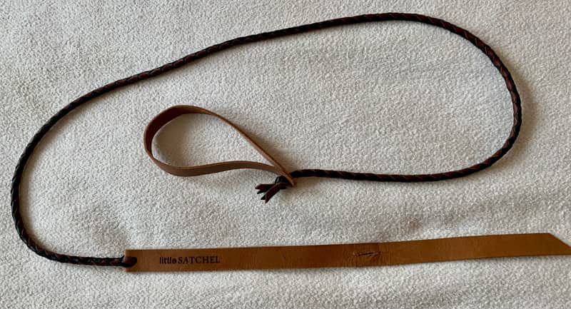 Little Satchel Hand Braided F-Style Mandolin Strap image 1