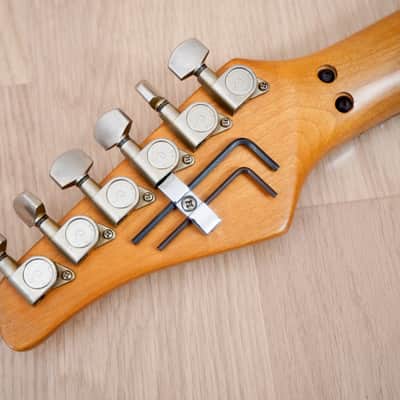 1984 Kramer USA Pacer Special Vintage Electric Guitar Creme w/ Floyd Rose, Case image 5