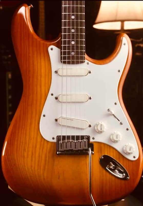 β94 Fender | Strat | STR-93LS | Lace Sensors | Light Amber Burst | Japan π―π΅ image 1