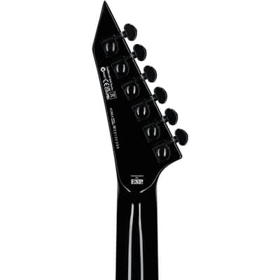 ESP LTD MH-1000 EverTune Electric Guitar, Charcoal Burst image 3