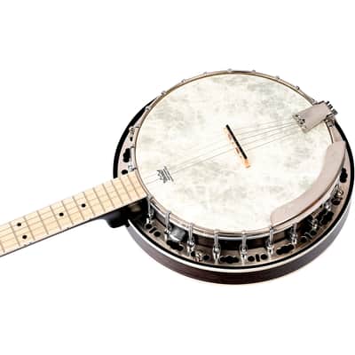 Ortega Falcon Series 5-String Quilted Maple Resonator Acoustic-Electric Banjo w/ Bag image 7