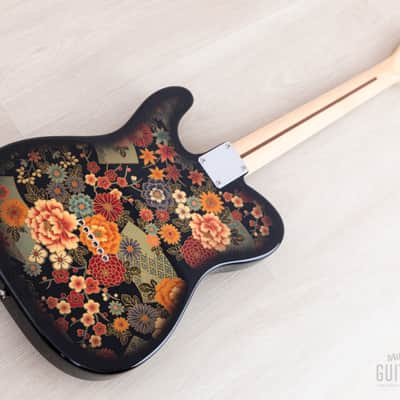 2011 Fender Telecaster Black Floral TL69-SPL Non-Catalog Limited Edition, Near-Mint w/ Case, Japan MIJ image 14