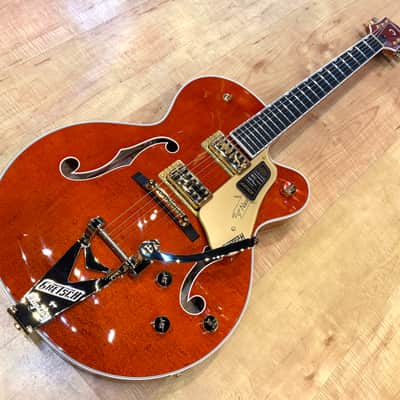 Gretsch 6120 Nashville Hollow Body with String-Thru Bigsby and Gold Hardware 2025 - Orange Stain image 8