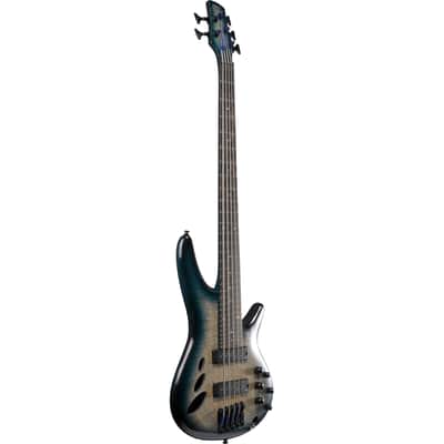 Ibanez SRD905 SR Bass Workshop 5-String Electric Bass - Cosmic Blue Starburst Low Gloss image 4