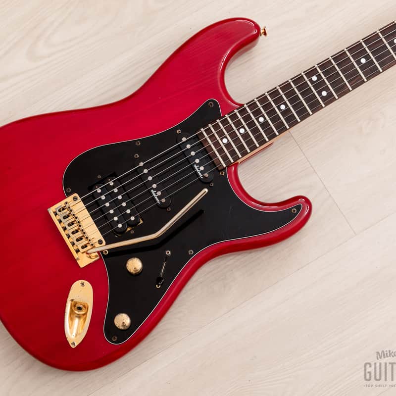 1991 Charvel CST-060-SSH See-Through Red